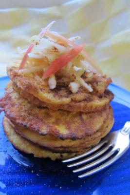 pannkakor med morot och grovt mjl